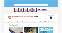 Desktop Screenshot of professionalconstructorcentral.com